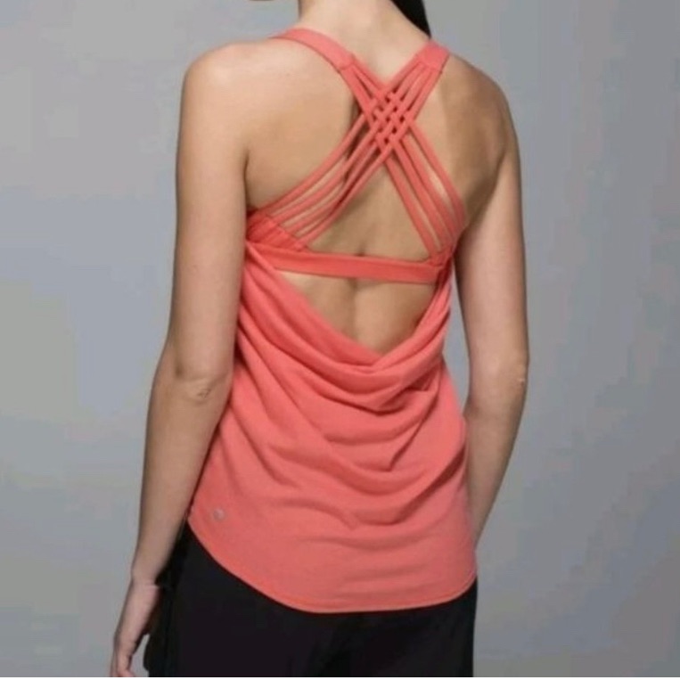 Lululemon Wild Tank Atomic RedAtomic Flower Parfait Pink Atomic Red